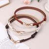 Women Belt Pu Leather Corset Belts For Ladies Metal Buckle Waist Strap Leisure Dress Coat Waistband
