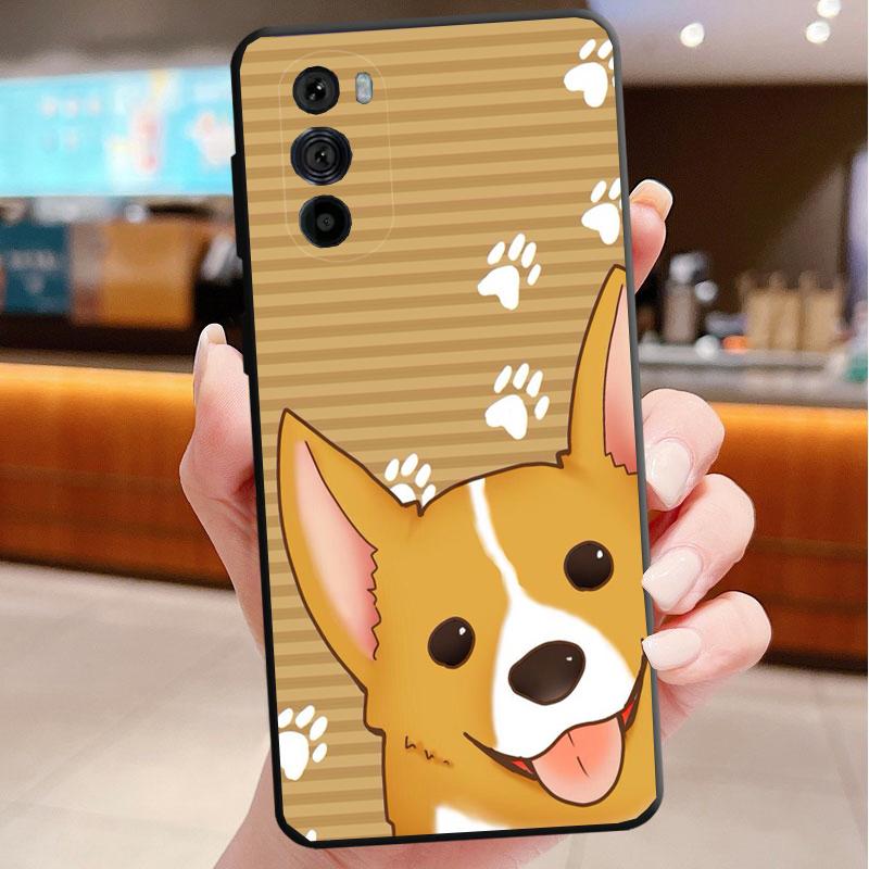 

Phone Case For Motorola Edge 50 40 Pro 60 50 40 30 Ultra Neo Fusion Moto G85 G72 G53 G54 G84 G13 G32 Cute Corgi Sexy Cartoon Dog Moto G32