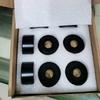 Flushbay Speaker Insulator Alloy Height for Audio Sound Quality Improvement 4-Pack Spikes, + Brass, Adjustable, Speakers, (Black)