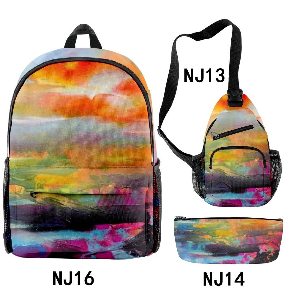 Iconic Cool Fire Force season 3 Learner Backpack Computer Knapsacks 3D Design Oxford Moisture-proof Boys/Girls Outing Backpacks