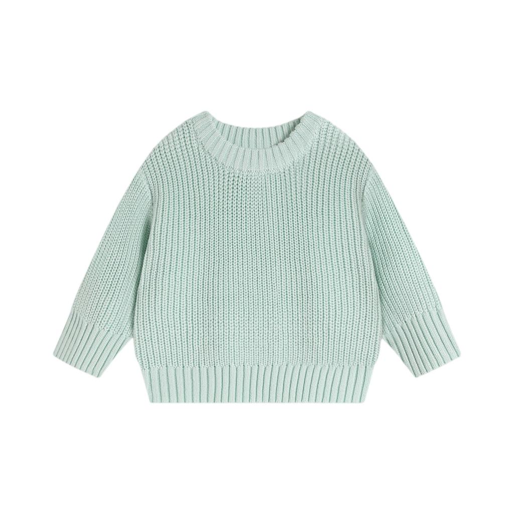 Girls' Knit Base Layer - Round Neck Baby Thermal Top