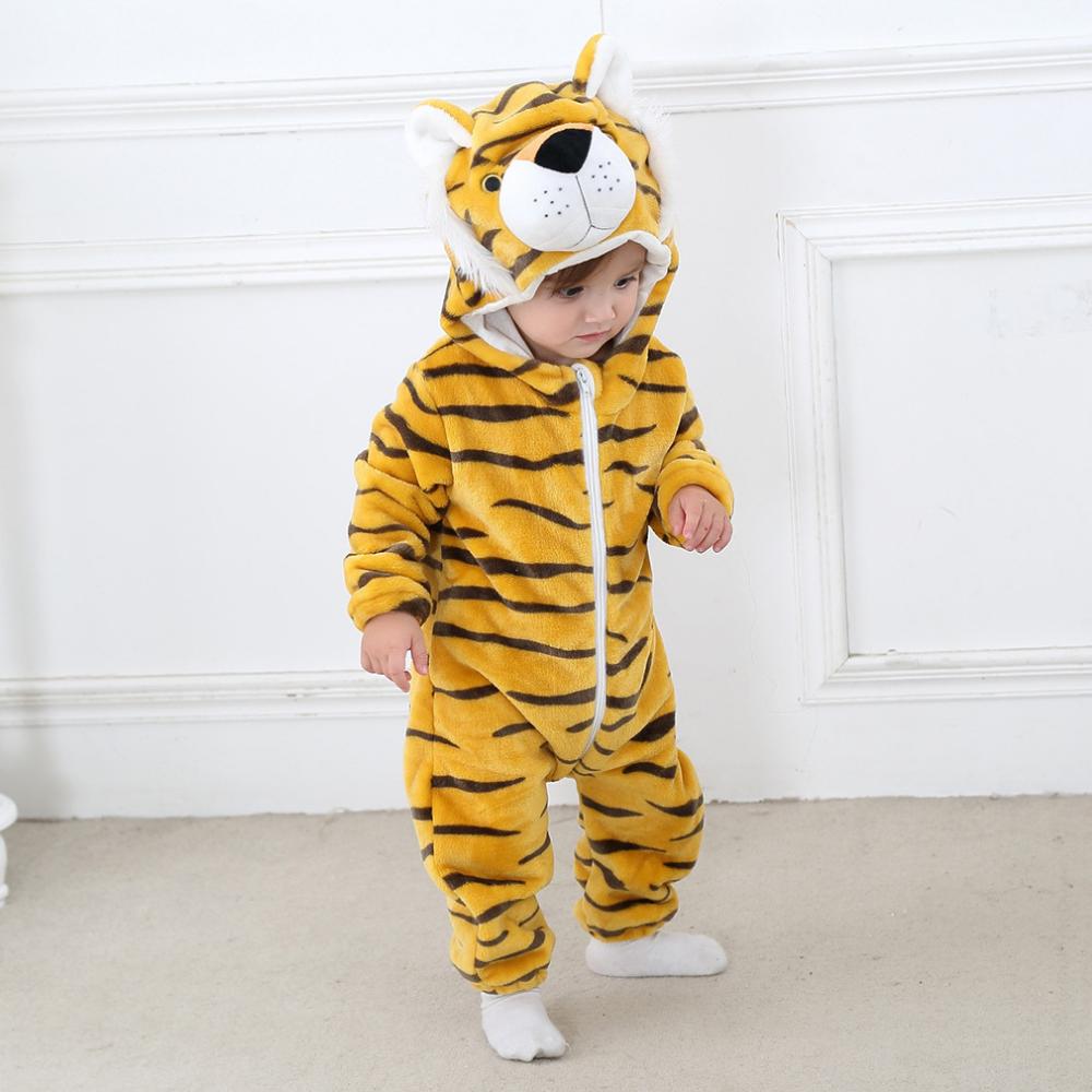 Piżama Onesie Kostium Przebranie Śpiochy Tygrysek Niemowlę 110: 90-95 Cm
