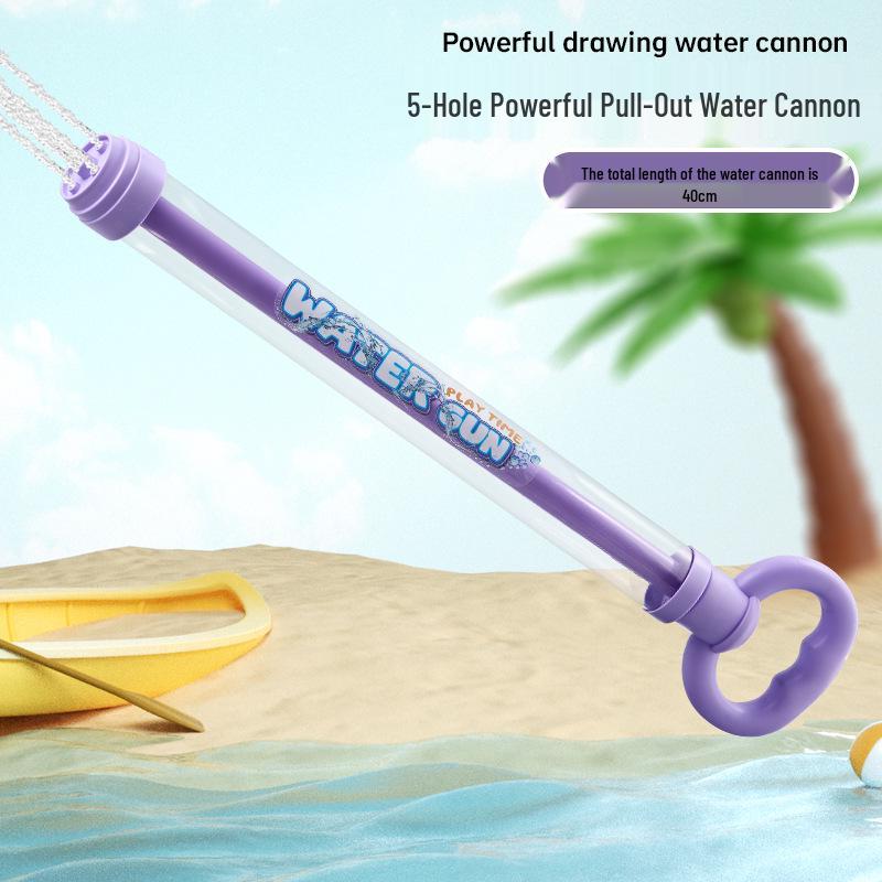 Cross-Border Long-Range Water Cannon Toy: Large Capacity Floating Water Gun for Beach Battles
