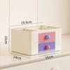 Desktop Drawer-Style Storage Box Dopamine Ins Style Student Desk Stationery Organization Large-Capacity Stackable Storage Rack