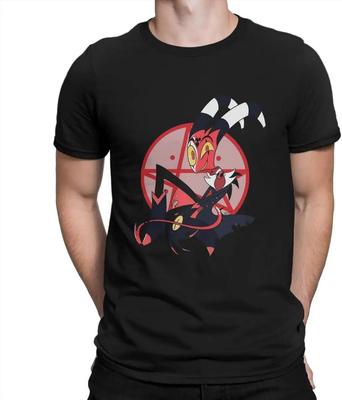 Blitzo T-Shirt Herren Baumwolle Neuheit T-Shirt Rundhals Helluva Cool Boss T-Shirts Kurzarm Kleidung Bedruckt