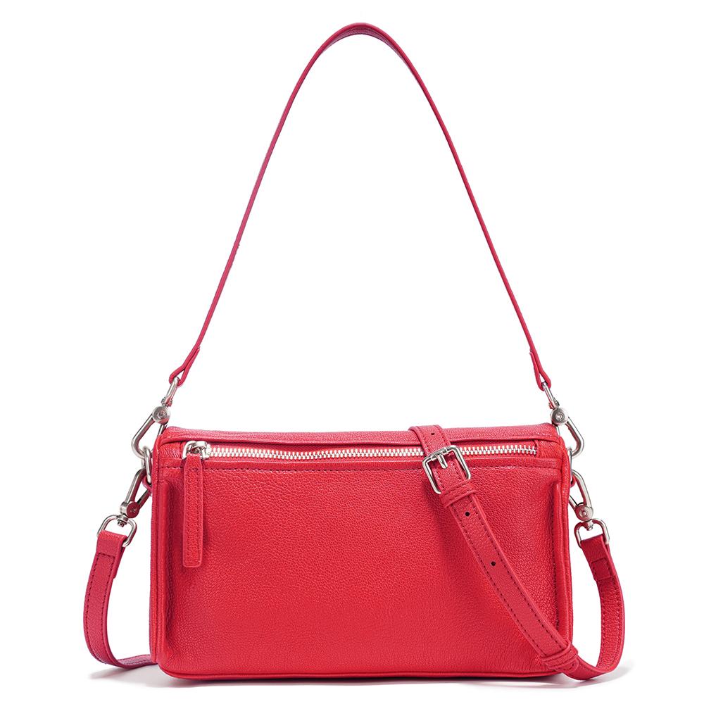 Zency Women's Genuine Leather Bag Ladies Sheepskin Bag Satchels