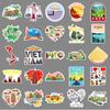 50 Vietnamese Graffiti Stickers Personalized Outdoor Travel Vietnam Decorative Water Cup Suitcase DIY Stickers