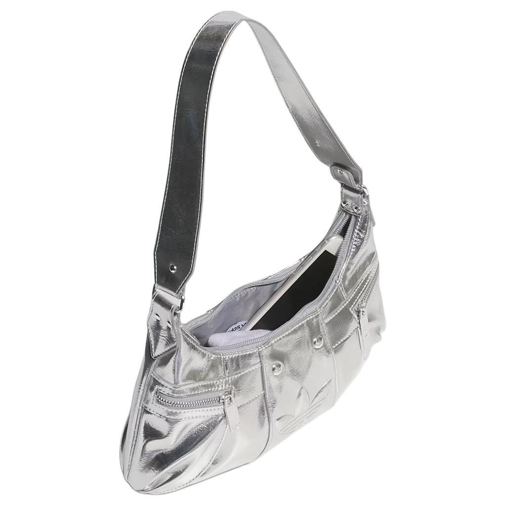 Adidas Originals Pu Handbag, Shoulder Bag Women's Silver KC2771