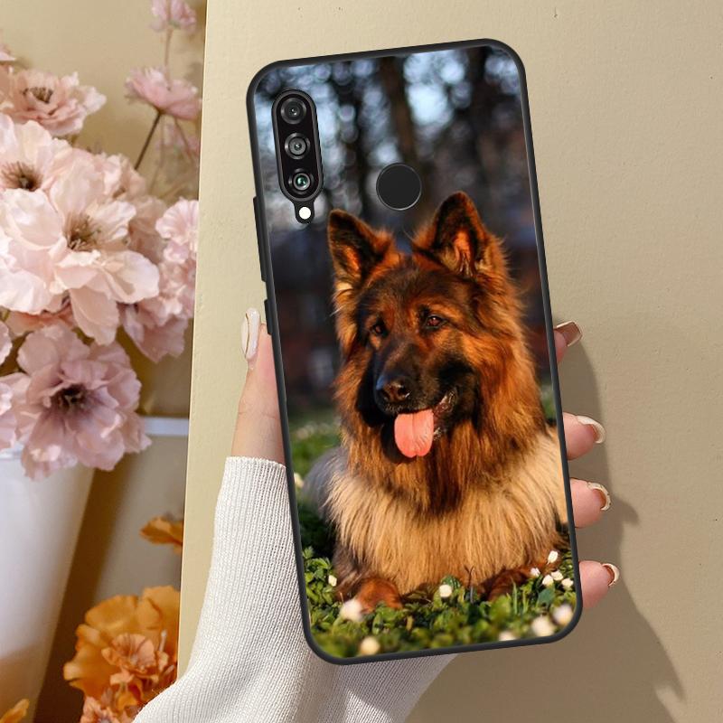 German Shepherd Dog For Huawei Nova 10 SE 9 3i 7i 8i 11i 12i Y73 Y90 Y70 Y72 Y61 Y91 P60 Pro P40 P30 Lite Case