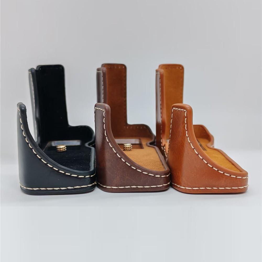 XM5 Kamera PU Leder Halbtasche für Fujifilm XM5 Fuji X-M5 Boden Akkuöffnung Abdeckung