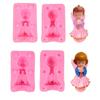 3D  Angel Girl Boy Candle Silicone Mold Lollipop Soap Mold Drop Mold Baking Cake Silicone Mold Candle Making  Body Mold
