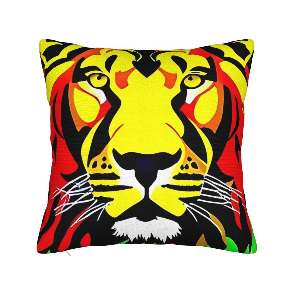 Flag of Reggae of Jamaica Pillowcase Polyester Cushion Cover Decorative Rasta  Pillow Case Cover Home Wholesale 40X40cm