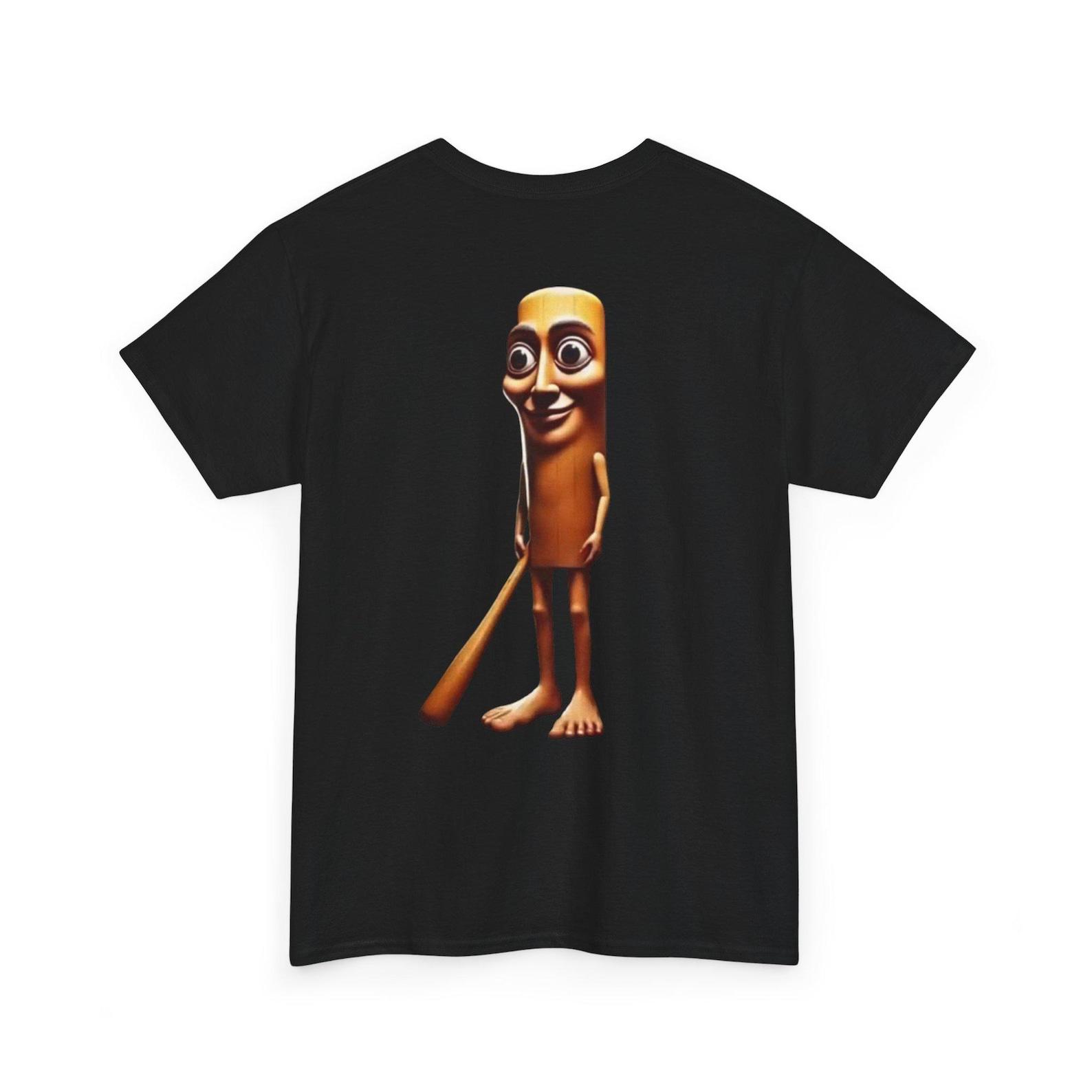 Tung Tung Sahur Print T-Shirt | Playful Offbeat Cotton Tee XL