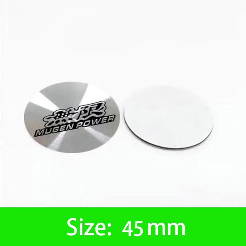 AAALX1 45-65mm Car Wheel Center Hub Cap Emblem Sticker Accessories For Honda Civic FIT Accord Prelude CRV 5Th City XRV CRV HRV Odyssey