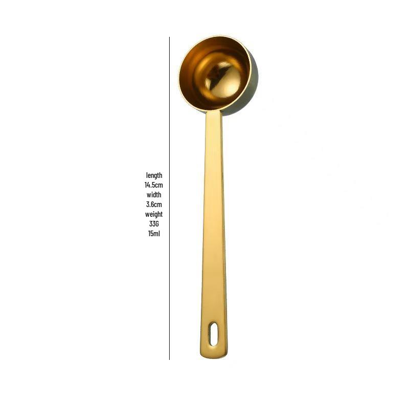 304 Stainless Steel Measuring Spoons 5ml-30ml, Long Handle for Coffee, Milk Powder, and Baking