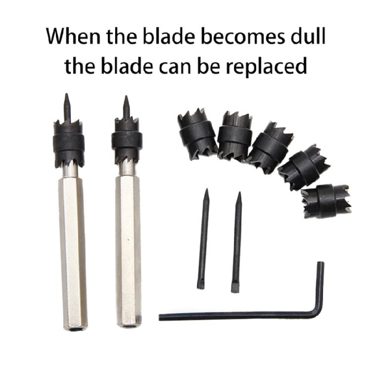 13 Piece Welding Slag Remover Drill Bits For Metal Fabrication Heat Treated Long Lasting Lightweight Professional Workshop Use