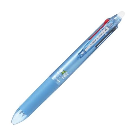 PILOT Multicolor Ballpoint Pen Frixion Ball 4 0.5mm Light Blue PLKFB80EFLB