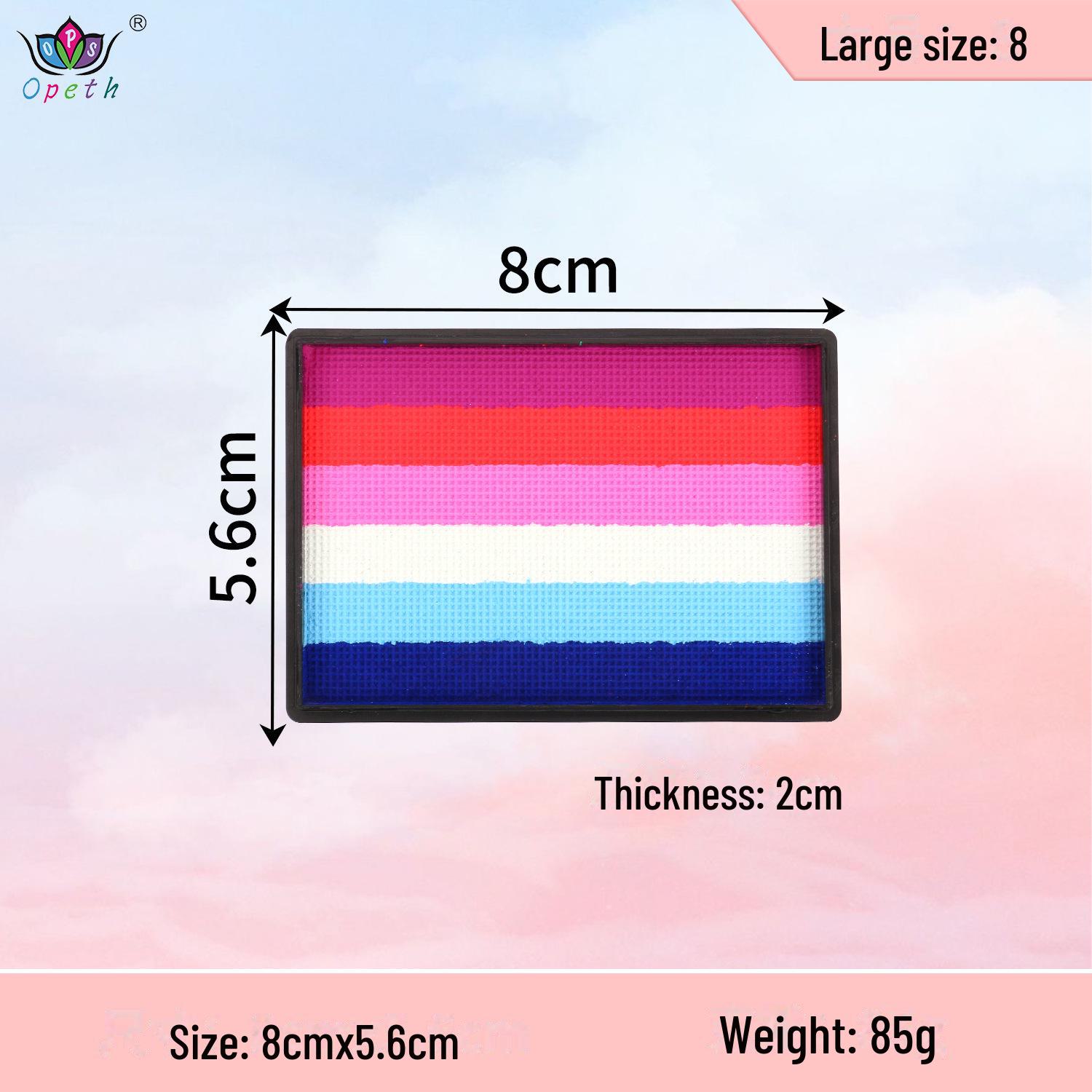 

Водорастворимая радужная краска для лица для детей Water-soluble face paint