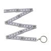 50cm Durable Folding Fold Key Finder Key Ring Measure Carpenter Key Chains Measuring Tool