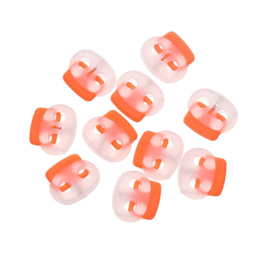 

Accessoies Lanyard Parts Shoelace Buckle Clamp Cord Lock Stopper Toggle Clips Buttons Spring Buckle оранжевый