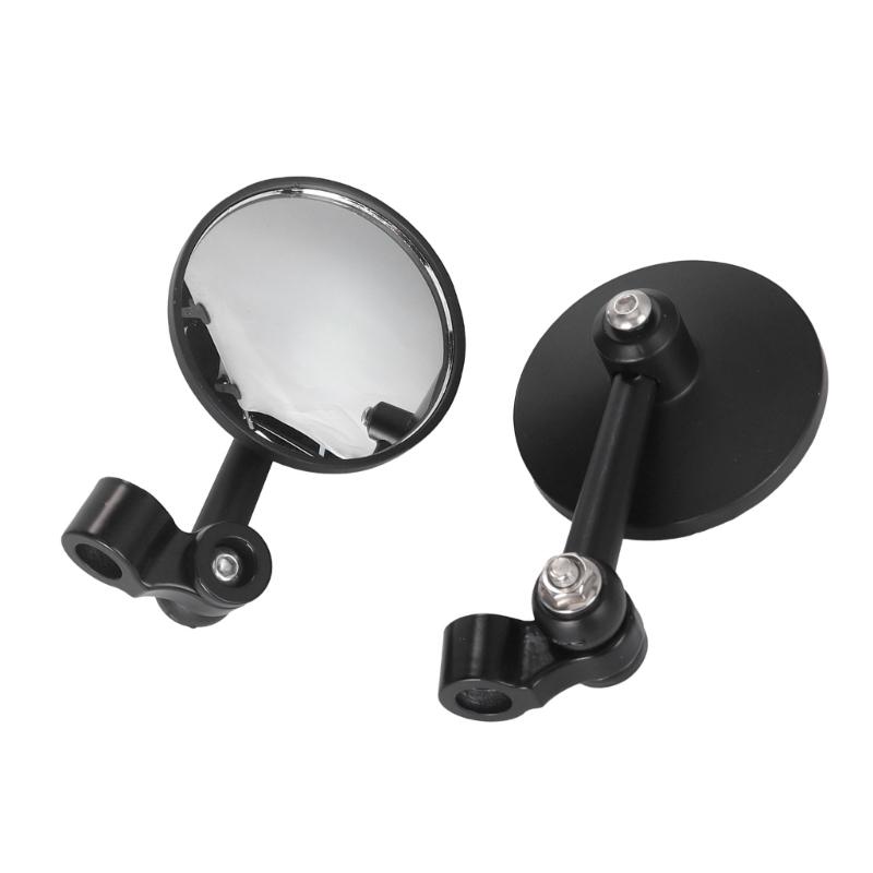 Motorcycle Rearview Mirror Wide Angle View Anti Shake Design Improved Safety For Commuting And Tourings 1
