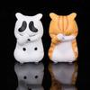 1/3Pcs Covering Face Cartoon Cat Ornament PVC Mini Kitten Figurine Statue Animal Sculpture Model Home Office Desktop Decoration