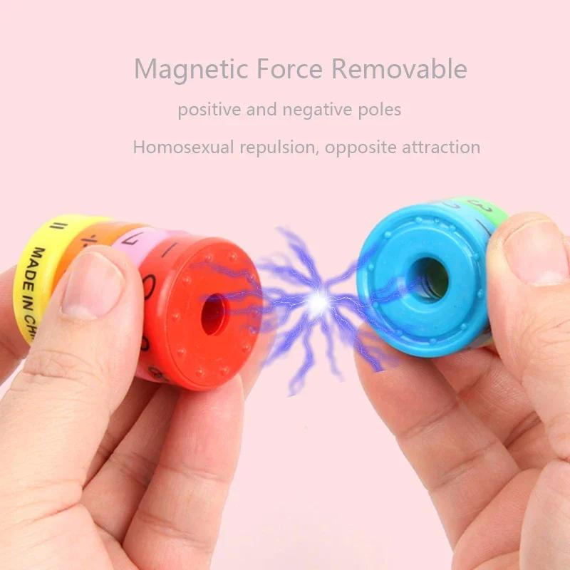 Children'S Creative Magnetic Math Tesseract Toy Arithmetic Intelligence Early Education Toys Add Subtract Multiply Divide Toy