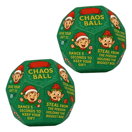 Hilarious Exchange Party Game Dice Exchange Gifts Family Game 12 Different Sides Christmas Stocking Stuffers for Men Women Family Friends Holiday