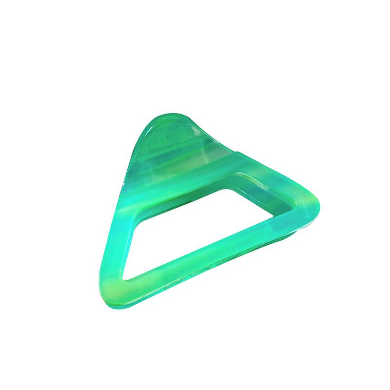 High-quality Acetate Triangle Hair Clutch Clip In Blue Pink For Stylish Updos And Ponytails