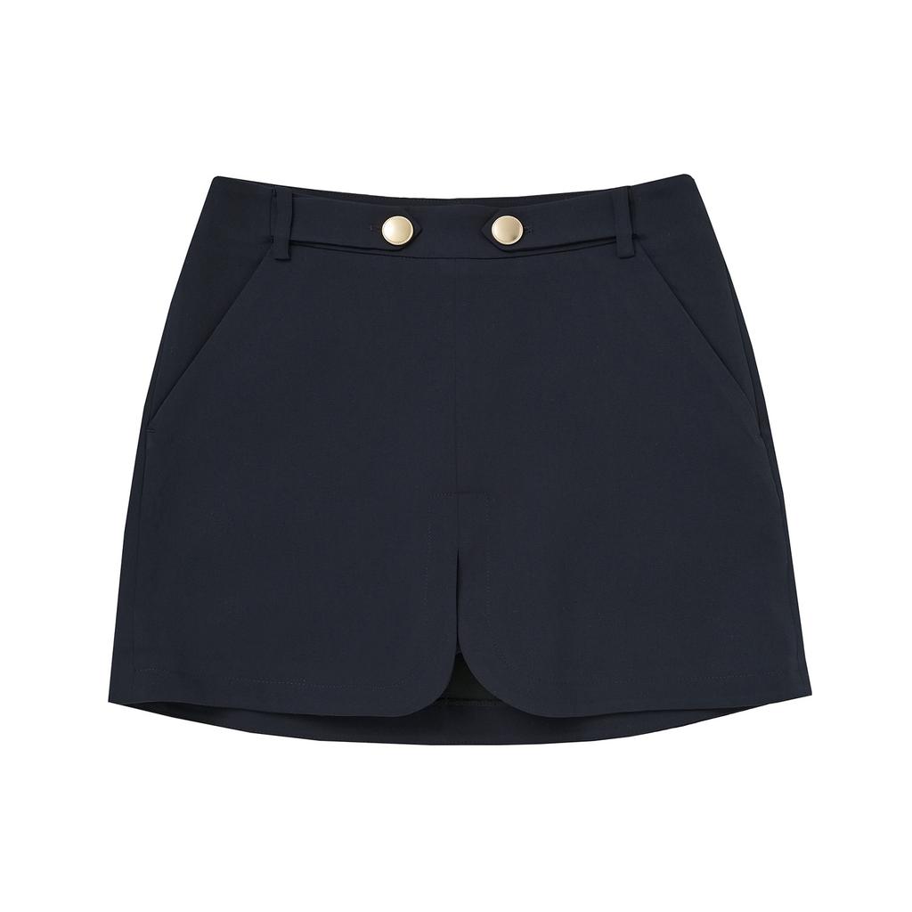 MARTINE GOLF Classic Button Point Culottes_Navy