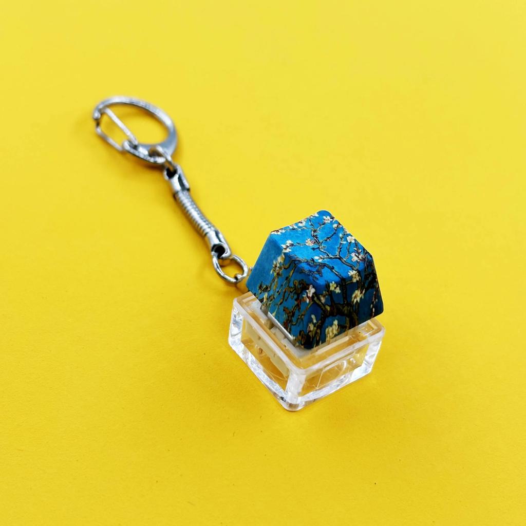 Keyboard Key Toy Party Stress Relief DIY Fidget Button Keycap Fidget Keychain Keyboard Keychain Toys Finger Keyboard