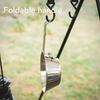 4Pcs Camping Bowls 300ml Stainless Steel Foldable Handle Widely Used Stainless Steel Bowls for Camping Hiking Outdoor