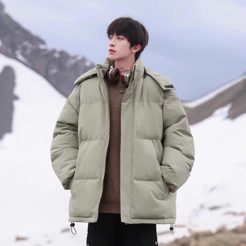 

Мужская зимняя новая модная брендовая утолщенная теплая куртка с хлопковой подкладкой, повседневная куртка с хлопковой подкладкой XL