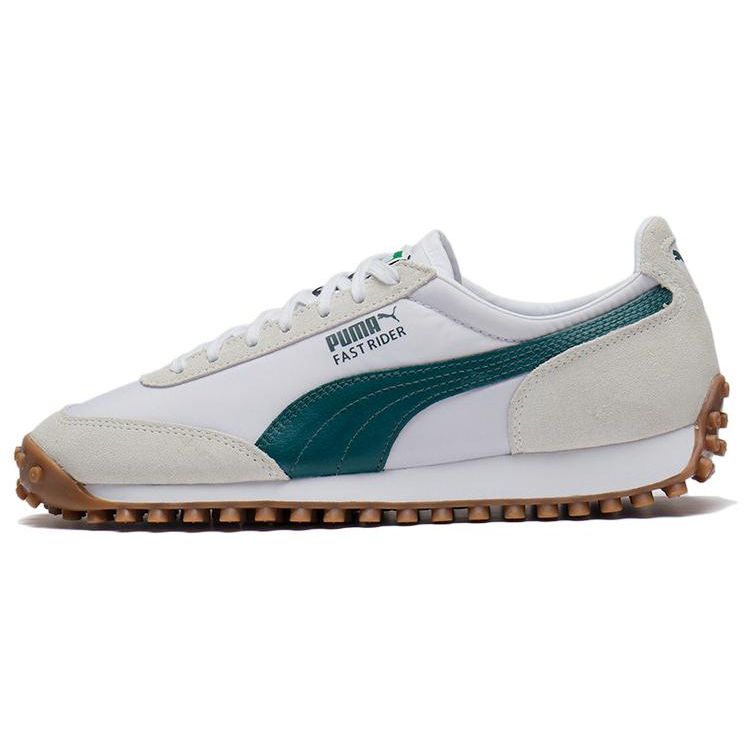 

Puma Fast Rider Og Cn Ткань Кожа Спорт Ретро Низкий верх Повседневная обувь Унисекс кроссовки Белый Серый Зеленый 387323-05 36