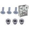 3Pairs Screws for DIY Speakers Open Reel Tape Screws Metal Material Male And Female Screws