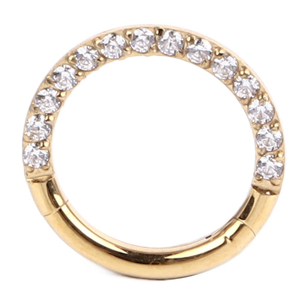 Nose Hoop 3 Piercing Nose Hoop Zirconia Decoration Skin Friendly Exquisite Jewelry