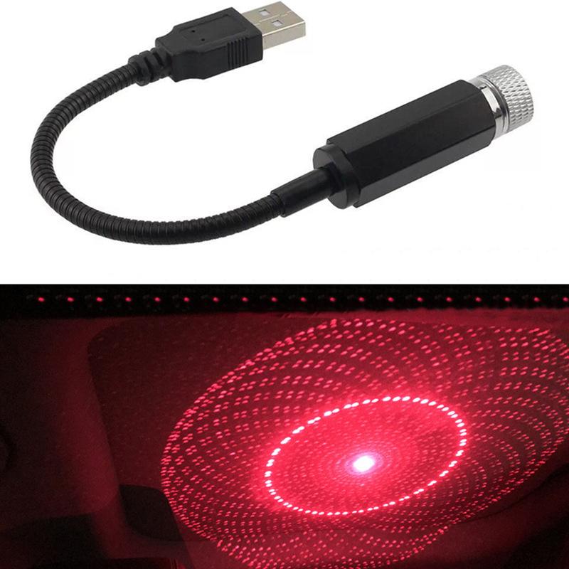 USB Auto Projektor LED Sternenhimmel Projektor Licht Romantisches Autozubehör Innenraum Dekoration Autodach Himmel Sternenlicht