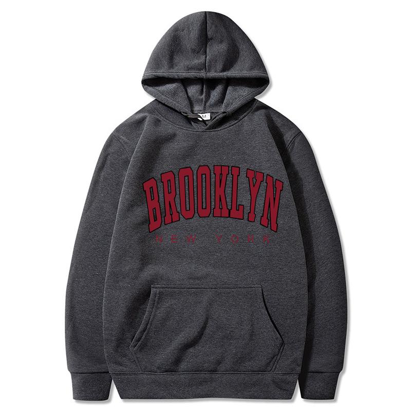 Men Hoodie 1898 New York Print Women Hoodie Set Kawaii Female Sweatshirt Harajuku Loose Long Sleeve Plus Size Clothes
