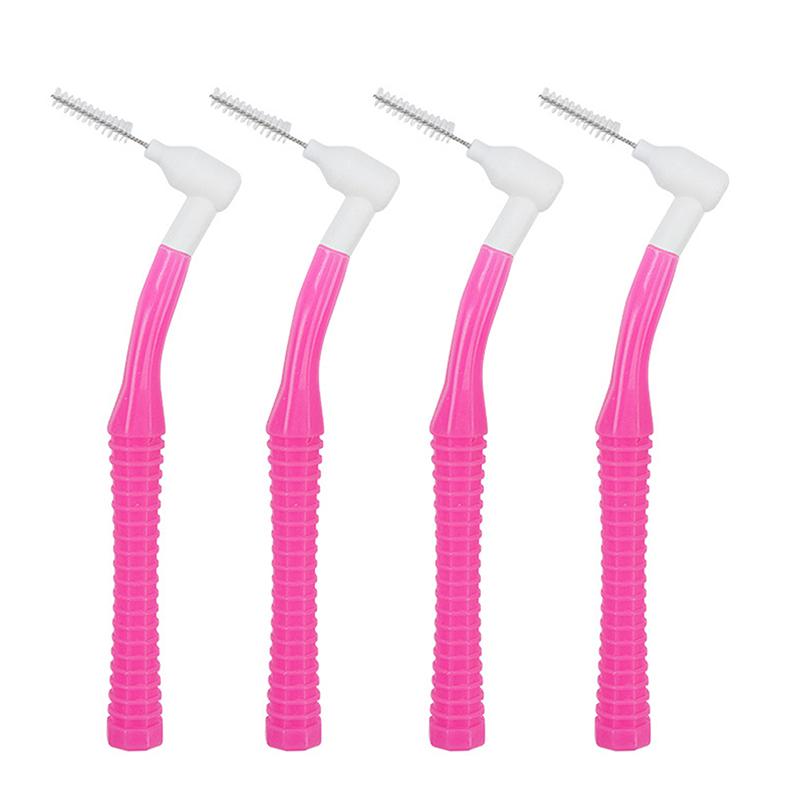 10Pcs L-Shaped Mini Eyelash Brush Eyelash Extension Brushes For Eye Lash Cleaning Mascara Wands Applicator Lip Brush Makeup Tool