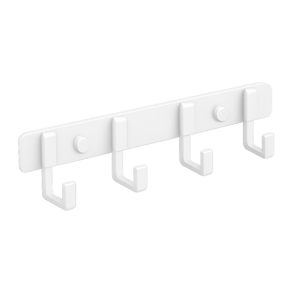 No Drill Wall Hook Rack Aluminum Door Holder Practical Towel Hanger Hook Kitchen