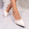 Spring and Summer New Sequined Pointed Head Stiletto High Heels Women's Large Size Bag Head Back Empty Feet Single Shoes Dress Shoes