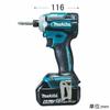 Makita Impact Driver TD171 (18V) Blue Torque 180Nm 6Ah 2 Batteries and Charger Included TD171DRGX