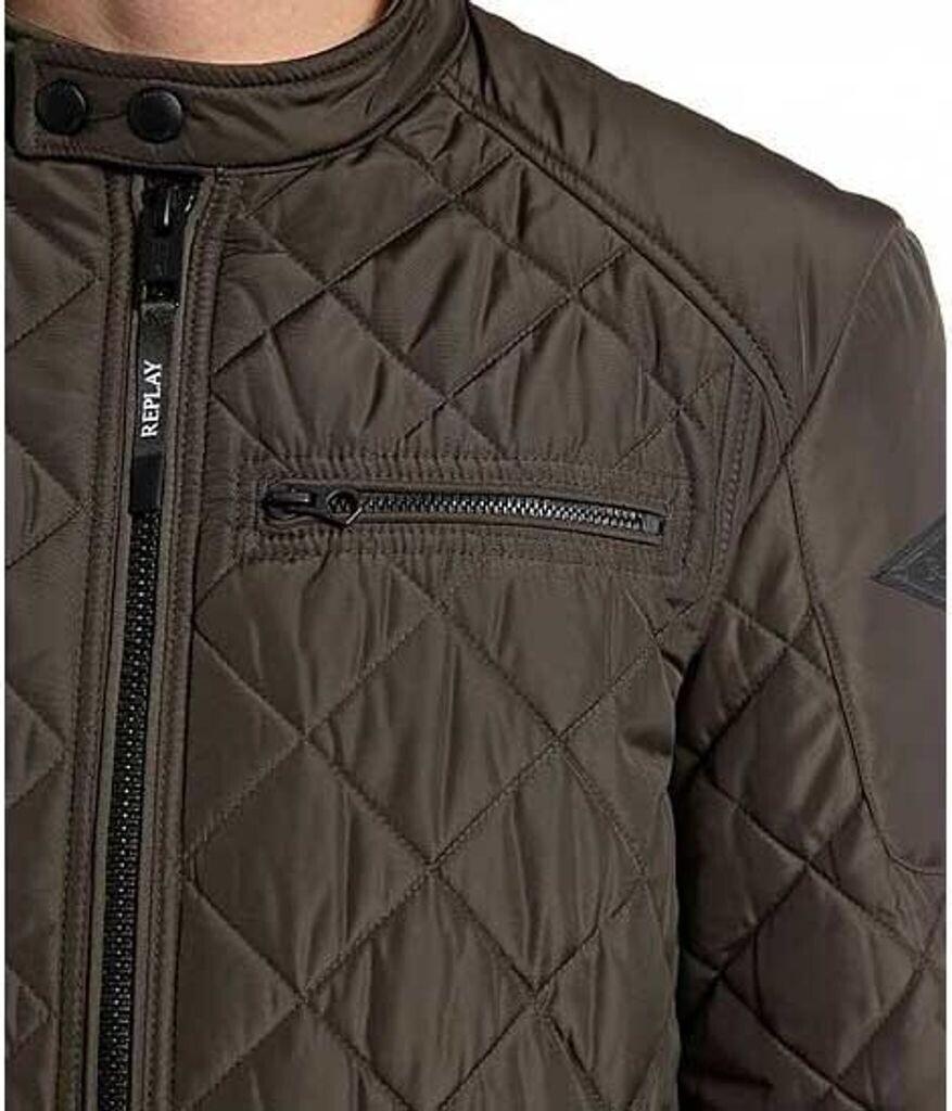 Демисезонная куртка Replay Kurze Jacke aus Oxford-Polyester (M8000-84442) oliv