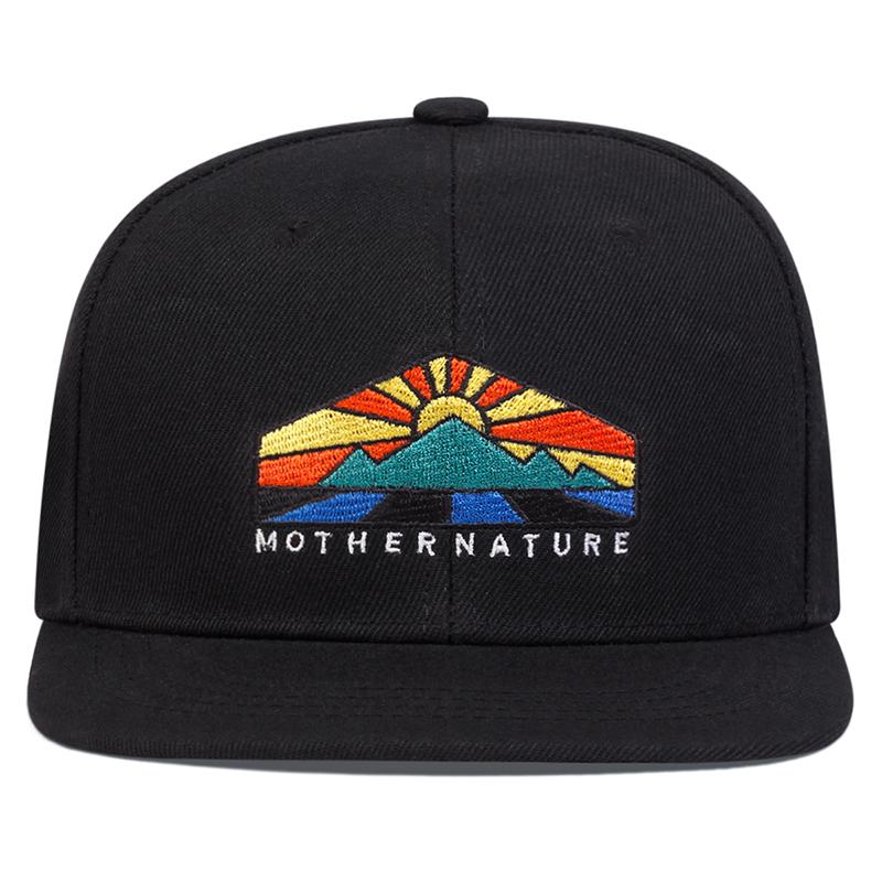 Unisex Sunrise Embroidery Hip-hop Hats Fashion Outdoor Adjustable Casual Baseball Caps Sunscreen Hat