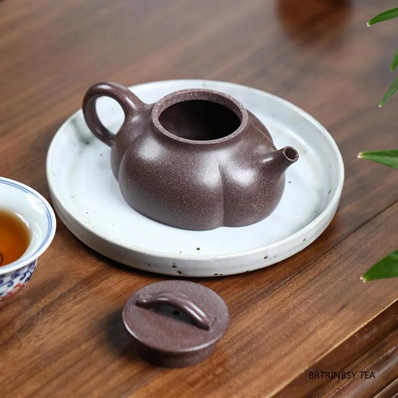 140ml Yixing Handmade Purple Clay Teapot Tradition Beauty Kettle Chinese Household Zisha Tea Pot Tea Set Accessories Teaware