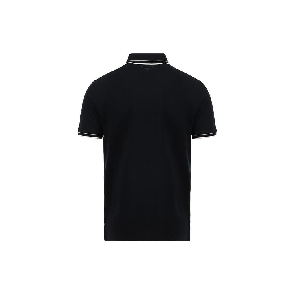 EMPORIO ARMANI Logo Embroidered Short Sleeved Polo Shirt 3D1FM6-1JTKZ-0920
