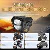 Motorrad Arbeitsscheinwerfer Weiß Fernlicht Abblendlicht Zusatzscheinwerfer LED Fahrscheinwerfer Für Moto SUV ATV 4X4 offRoad Universal 12V
