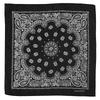 kakatrend bandana paisley 100% cotton black adult stylish handkerchief cotton bandanna unisex durag large size men black 55cm x 55cm