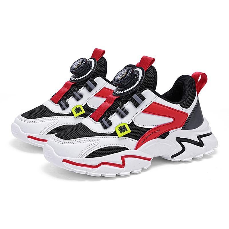 Kids Shoes Boys Running Sport Shoes Trainer Sneakers Big Children Breathable Mesh School Shoe Soft Sole Casual Walking Tenis