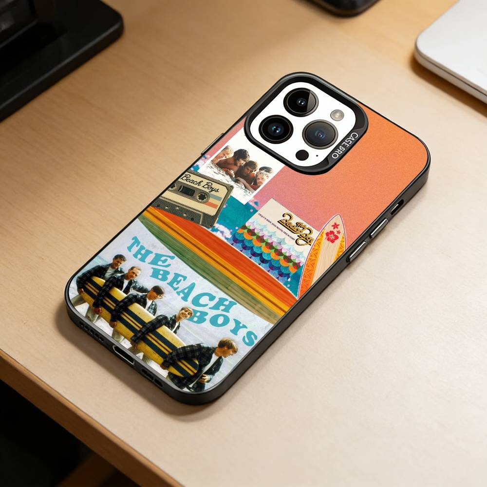

The B-Beach Boys Phone Case For iPhone 17,16,15,14,13,12,11 Plus,Pro Max,XS,Colored Silver Plated Inside Cover iPhone11PROMAX